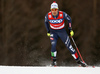 Federico Pellegrino of Italy skiing during qualification for men sprint race of Viessmann FIS Cross country skiing World cup in Planica, Slovenia. Men sprint race of Viessmann FIS Cross country skiing World cup was held on Saturday, 16th of January 2016 in Planica, Slovenia.
