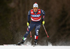 Federico Pellegrino of Italy skiing during qualification for men sprint race of Viessmann FIS Cross country skiing World cup in Planica, Slovenia. Men sprint race of Viessmann FIS Cross country skiing World cup was held on Saturday, 16th of January 2016 in Planica, Slovenia.
