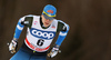Matias Strandvall of Finland skiing during qualification for men sprint race of Viessmann FIS Cross country skiing World cup in Planica, Slovenia. Men sprint race of Viessmann FIS Cross country skiing World cup was held on Saturday, 16th of January 2016 in Planica, Slovenia.
