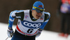 Matias Strandvall of Finland skiing during qualification for men sprint race of Viessmann FIS Cross country skiing World cup in Planica, Slovenia. Men sprint race of Viessmann FIS Cross country skiing World cup was held on Saturday, 16th of January 2016 in Planica, Slovenia.
