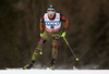 Sebastian Eisenlauer of Germany skiing during qualification for men sprint race of Viessmann FIS Cross country skiing World cup in Planica, Slovenia. Men sprint race of Viessmann FIS Cross country skiing World cup was held on Saturday, 16th of January 2016 in Planica, Slovenia.
