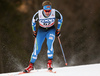 Joni Maki of Finland skiing during qualification for men sprint race of Viessmann FIS Cross country skiing World cup in Planica, Slovenia. Men sprint race of Viessmann FIS Cross country skiing World cup was held on Saturday, 16th of January 2016 in Planica, Slovenia.
