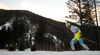 Vesna Fabjan of Slovenia skiing during qualification for women sprint race of Viessmann FIS Cross country skiing World cup in Planica, Slovenia. Women sprint race of Viessmann FIS Cross country skiing World cup was held on Saturday, 16th of January 2016 in Planica, Slovenia.
