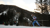 Mona-Liisa Nousiainen of Finland skiing during qualification for women sprint race of Viessmann FIS Cross country skiing World cup in Planica, Slovenia. Women sprint race of Viessmann FIS Cross country skiing World cup was held on Saturday, 16th of January 2016 in Planica, Slovenia.
