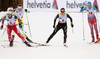 Laurien Van Der Graaff of Switzerland skiing during finals of the women sprint race of Viessmann FIS Cross country skiing World cup in Planica, Slovenia. Women sprint race of Viessmann FIS Cross country skiing World cup was held on Saturday, 16th of January 2016 in Planica, Slovenia.
