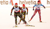 Denise Herrmann of Germany skiing during finals of the women sprint race of Viessmann FIS Cross country skiing World cup in Planica, Slovenia. Women sprint race of Viessmann FIS Cross country skiing World cup was held on Saturday, 16th of January 2016 in Planica, Slovenia.
