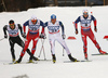 Joeri Kindschi of Switzerland skiing during finals of the men sprint race of Viessmann FIS Cross country skiing World cup in Planica, Slovenia. Men sprint race of Viessmann FIS Cross country skiing World cup was held on Saturday, 16th of January 2016 in Planica, Slovenia.

