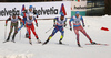 Second placed Baptiste Gros of France (M) skiing during quarter finals of the men sprint race of Viessmann FIS Cross country skiing World cup in Planica, Slovenia. Men sprint race of Viessmann FIS Cross country skiing World cup was held on Saturday, 16th of January 2016 in Planica, Slovenia.
