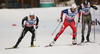 Roman Furger of Switzerland skiing during finals of the men sprint race of Viessmann FIS Cross country skiing World cup in Planica, Slovenia. Men sprint race of Viessmann FIS Cross country skiing World cup was held on Saturday, 16th of January 2016 in Planica, Slovenia.

