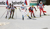 Gustav Nordstroem of Sweden skiing during finals of the men sprint race of Viessmann FIS Cross country skiing World cup in Planica, Slovenia. Men sprint race of Viessmann FIS Cross country skiing World cup was held on Saturday, 16th of January 2016 in Planica, Slovenia.

