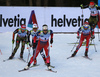 Astrid Uhrenholdt Jacobsen of Norway skiing during finals of the women sprint race of Viessmann FIS Cross country skiing World cup in Planica, Slovenia. Women sprint race of Viessmann FIS Cross country skiing World cup was held on Saturday, 16th of January 2016 in Planica, Slovenia.
