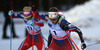 Astrid Uhrenholdt Jacobsen of Norway skiing during finals of the women sprint race of Viessmann FIS Cross country skiing World cup in Planica, Slovenia. Women sprint race of Viessmann FIS Cross country skiing World cup was held on Saturday, 16th of January 2016 in Planica, Slovenia.
