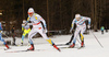 Stina Nilsson of Sweden (R) skiing during finals of the women sprint race of Viessmann FIS Cross country skiing World cup in Planica, Slovenia. Women sprint race of Viessmann FIS Cross country skiing World cup was held on Saturday, 16th of January 2016 in Planica, Slovenia.
