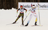 Linn Soemskar of Sweden skiing during finals of the women sprint race of Viessmann FIS Cross country skiing World cup in Planica, Slovenia. Women sprint race of Viessmann FIS Cross country skiing World cup was held on Saturday, 16th of January 2016 in Planica, Slovenia.
