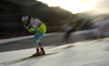  skiing during finals of the women sprint race of Viessmann FIS Cross country skiing World cup in Planica, Slovenia. Women sprint race of Viessmann FIS Cross country skiing World cup was held on Saturday, 16th of January 2016 in Planica, Slovenia.
