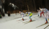 Vesna Fabjan of Slovenia skiing during finals of the women sprint race of Viessmann FIS Cross country skiing World cup in Planica, Slovenia. Women sprint race of Viessmann FIS Cross country skiing World cup was held on Saturday, 16th of January 2016 in Planica, Slovenia.
