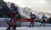 Heidi Weng of Norway skiing during finals of the women sprint race of Viessmann FIS Cross country skiing World cup in Planica, Slovenia. Women sprint race of Viessmann FIS Cross country skiing World cup was held on Saturday, 16th of January 2016 in Planica, Slovenia.
