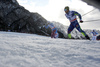 Third placed Richard Jouve of France skiing during half finals of the men sprint race of Viessmann FIS Cross country skiing World cup in Planica, Slovenia. Men sprint race of Viessmann FIS Cross country skiing World cup was held on Saturday, 16th of January 2016 in Planica, Slovenia.
