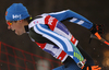 Martti Jylhae of Finland skiing during semi-finals of the men team sprint race of Viessmann FIS Cross country skiing World cup in Planica, Slovenia. Men team sprint race of Viessmann FIS Cross country skiing World cup was held on Sunday, 17th of January 2016 in Planica, Slovenia.
