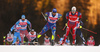  skiing during semi-finals of the men team sprint race of Viessmann FIS Cross country skiing World cup in Planica, Slovenia. Men team sprint race of Viessmann FIS Cross country skiing World cup was held on Sunday, 17th of January 2016 in Planica, Slovenia.
