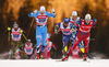Eirik Brandsdal of Norway skiing during semi-finals of the men team sprint race of Viessmann FIS Cross country skiing World cup in Planica, Slovenia. Men team sprint race of Viessmann FIS Cross country skiing World cup was held on Sunday, 17th of January 2016 in Planica, Slovenia.
