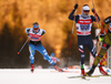 Joni Maki of Finland skiing during semi-finals of the men team sprint race of Viessmann FIS Cross country skiing World cup in Planica, Slovenia. Men team sprint race of Viessmann FIS Cross country skiing World cup was held on Sunday, 17th of January 2016 in Planica, Slovenia.
