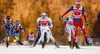 Calle Halfvarsson of Sweden skiing during semi-finals of the men team sprint race of Viessmann FIS Cross country skiing World cup in Planica, Slovenia. Men team sprint race of Viessmann FIS Cross country skiing World cup was held on Sunday, 17th of January 2016 in Planica, Slovenia.
