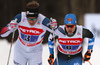 Martti Jylhae of Finland skiing during semi-finals of the men team sprint race of Viessmann FIS Cross country skiing World cup in Planica, Slovenia. Men team sprint race of Viessmann FIS Cross country skiing World cup was held on Sunday, 17th of January 2016 in Planica, Slovenia.
