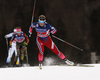 Calle Halfvarsson of Sweden skiing during semi-finals of the men team sprint race of Viessmann FIS Cross country skiing World cup in Planica, Slovenia. Men team sprint race of Viessmann FIS Cross country skiing World cup was held on Sunday, 17th of January 2016 in Planica, Slovenia.
