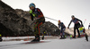 Laura Gimmler of Germany skiing during semi-finals of the women team sprint race of Viessmann FIS Cross country skiing World cup in Planica, Slovenia. Women team sprint race of Viessmann FIS Cross country skiing World cup was held on Sunday, 17th of January 2016 in Planica, Slovenia.
