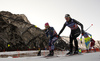 Nadine Faehndrich of Switzerland skiing during semi-finals of the women team sprint race of Viessmann FIS Cross country skiing World cup in Planica, Slovenia. Women team sprint race of Viessmann FIS Cross country skiing World cup was held on Sunday, 17th of January 2016 in Planica, Slovenia.
