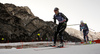 Laurien Van Der Graaff of Switzerland skiing during semi-finals of the women team sprint race of Viessmann FIS Cross country skiing World cup in Planica, Slovenia. Women team sprint race of Viessmann FIS Cross country skiing World cup was held on Sunday, 17th of January 2016 in Planica, Slovenia.
