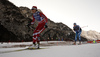 Andrea Julin of Finland skiing during semi-finals of the women team sprint race of Viessmann FIS Cross country skiing World cup in Planica, Slovenia. Women team sprint race of Viessmann FIS Cross country skiing World cup was held on Sunday, 17th of January 2016 in Planica, Slovenia.
