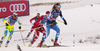 Mona-Liisa Nousiainen of Finland skiing during semi-finals of the women team sprint race of Viessmann FIS Cross country skiing World cup in Planica, Slovenia. Women team sprint race of Viessmann FIS Cross country skiing World cup was held on Sunday, 17th of January 2016 in Planica, Slovenia.
