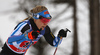Leena Nurmi of Finland skiing during semi-finals of the women team sprint race of Viessmann FIS Cross country skiing World cup in Planica, Slovenia. Women team sprint race of Viessmann FIS Cross country skiing World cup was held on Sunday, 17th of January 2016 in Planica, Slovenia.
