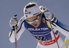 Stina Nilsson of Sweden skiing during finals of the women team sprint race of Viessmann FIS Cross country skiing World cup in Planica, Slovenia. Women team sprint race of Viessmann FIS Cross country skiing World cup was held on Sunday, 17th of January 2016 in Planica, Slovenia.
