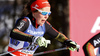 Hanna Kolb of Germany skiing during finals of the women team sprint race of Viessmann FIS Cross country skiing World cup in Planica, Slovenia. Women team sprint race of Viessmann FIS Cross country skiing World cup was held on Sunday, 17th of January 2016 in Planica, Slovenia.
