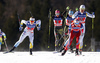 Jonna Sundling of Sweden skiing during finals of the women team sprint race of Viessmann FIS Cross country skiing World cup in Planica, Slovenia. Women team sprint race of Viessmann FIS Cross country skiing World cup was held on Sunday, 17th of January 2016 in Planica, Slovenia.
