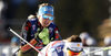Sandra Ringwald of Germany skiing during finals of the women team sprint race of Viessmann FIS Cross country skiing World cup in Planica, Slovenia. Women team sprint race of Viessmann FIS Cross country skiing World cup was held on Sunday, 17th of January 2016 in Planica, Slovenia.
