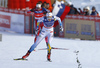 Stina Nilsson of Sweden outsprints Astrid Uhrenholdt Jacobsen of Norway in finals of the women team sprint race of Viessmann FIS Cross country skiing World cup in Planica, Slovenia. Women team sprint race of Viessmann FIS Cross country skiing World cup was held on Sunday, 17th of January 2016 in Planica, Slovenia.
