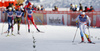 Hanna Falk of Sweden sprinting during finals of the women team sprint race of Viessmann FIS Cross country skiing World cup in Planica, Slovenia. Women team sprint race of Viessmann FIS Cross country skiing World cup was held on Sunday, 17th of January 2016 in Planica, Slovenia.
