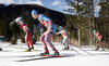 Alexander Panzhinskiy of Russia skiing during finals of the men team sprint race of Viessmann FIS Cross country skiing World cup in Planica, Slovenia. Men team sprint race of Viessmann FIS Cross country skiing World cup was held on Sunday, 17th of January 2016 in Planica, Slovenia.

