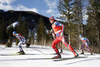 Anders Gloeersen of Norway skiing during finals of the men team sprint race of Viessmann FIS Cross country skiing World cup in Planica, Slovenia. Men team sprint race of Viessmann FIS Cross country skiing World cup was held on Sunday, 17th of January 2016 in Planica, Slovenia.
