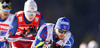 Baptiste Gros of France skiing during finals of the men team sprint race of Viessmann FIS Cross country skiing World cup in Planica, Slovenia. Men team sprint race of Viessmann FIS Cross country skiing World cup was held on Sunday, 17th of January 2016 in Planica, Slovenia.
