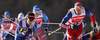 Valentin Chauvin of France skiing during finals of the men team sprint race of Viessmann FIS Cross country skiing World cup in Planica, Slovenia. Men team sprint race of Viessmann FIS Cross country skiing World cup was held on Sunday, 17th of January 2016 in Planica, Slovenia.
