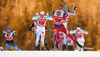 Ola Vigen Hattestad of Norway skiing during semi-finals of the men team sprint race of Viessmann FIS Cross country skiing World cup in Planica, Slovenia. Men team sprint race of Viessmann FIS Cross country skiing World cup was held on Sunday, 17th of January 2016 in Planica, Slovenia.
