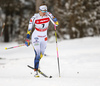 Evelina Settlin of Sweden skiing in qualification for women classic sprint race of Viessmann FIS Cross country skiing World cup in Planica, Slovenia. Women sprint classic race of Viessmann FIS Cross country skiing World cup was held on Saturday, 20th of January 2018 in Planica, Slovenia.
