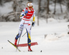 Stina Nilsson of Sweden skiing in qualification for women classic sprint race of Viessmann FIS Cross country skiing World cup in Planica, Slovenia. Women sprint classic race of Viessmann FIS Cross country skiing World cup was held on Saturday, 20th of January 2018 in Planica, Slovenia.
