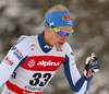 Anne Kylloenen of Finland skiing in qualification for women classic sprint race of Viessmann FIS Cross country skiing World cup in Planica, Slovenia. Women sprint classic race of Viessmann FIS Cross country skiing World cup was held on Saturday, 20th of January 2018 in Planica, Slovenia.
