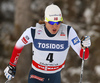 Kasper Stadaas of Norway skiing in qualification for men classic sprint race of Viessmann FIS Cross country skiing World cup in Planica, Slovenia. Men sprint classic race of Viessmann FIS Cross country skiing World cup was held on Saturday, 20th of January 2018 in Planica, Slovenia.

